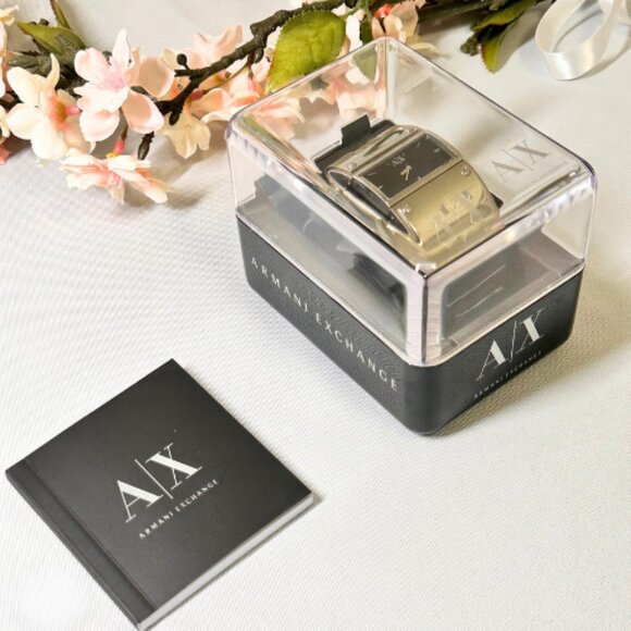 Armani Exchange Women's Wide Band Cuff Style Watch - Picture 2 of 12